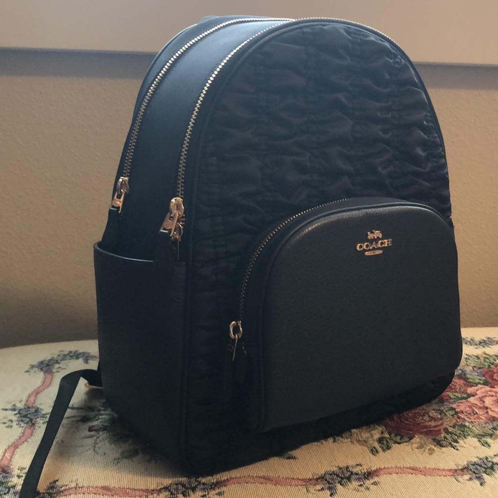Coach Backpack in Navy blue